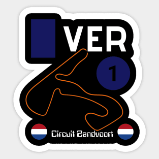 Max Verstappen, Circuit Zandvoort, DUTCH GRAND PRIX, formula 1 Sticker